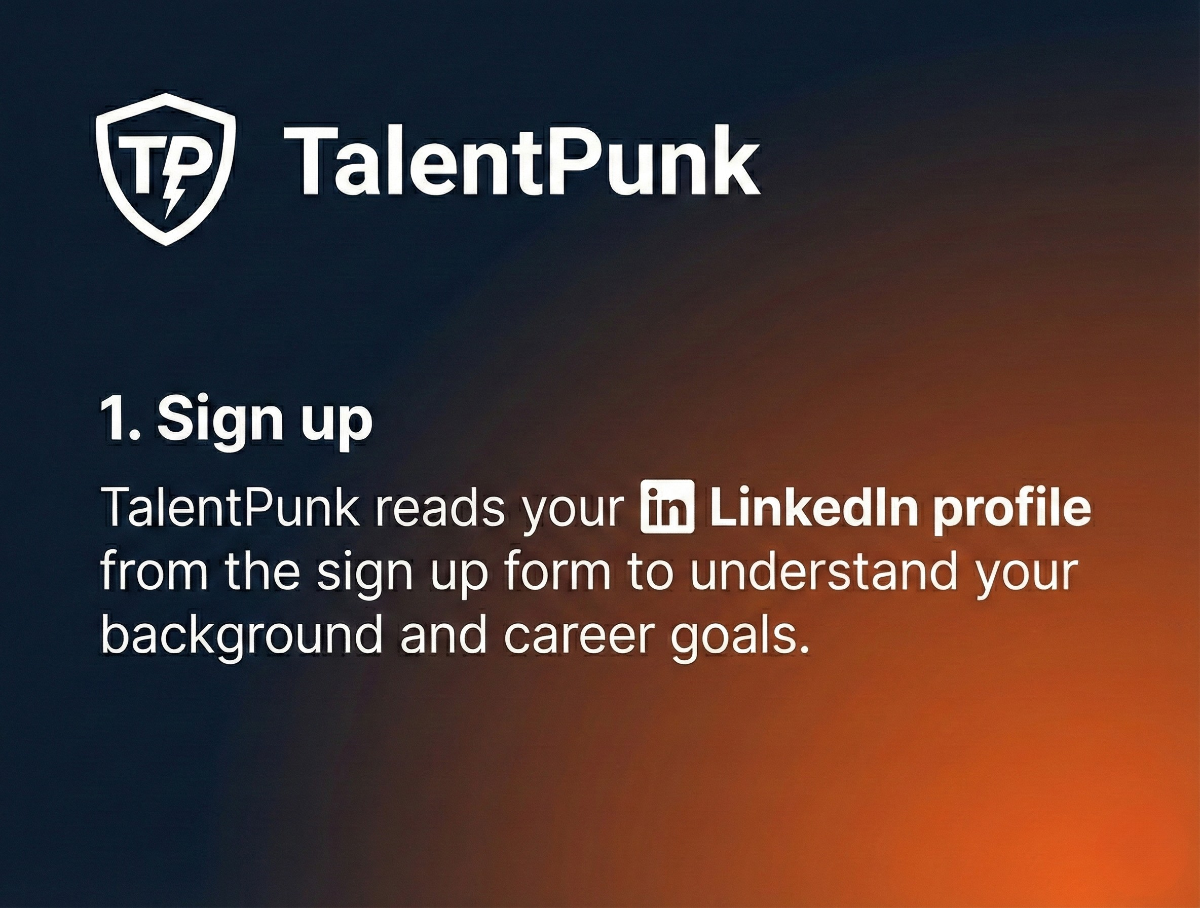 LinkedIn profile integration